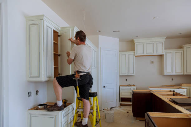 Open concept kitchen conversion in Sparks Glencoe by JMT Kitchen Cabinet